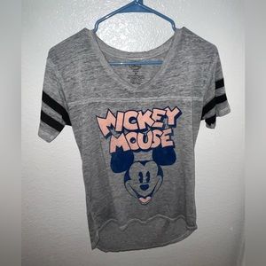 Gray Mickey Mouse Disney tee